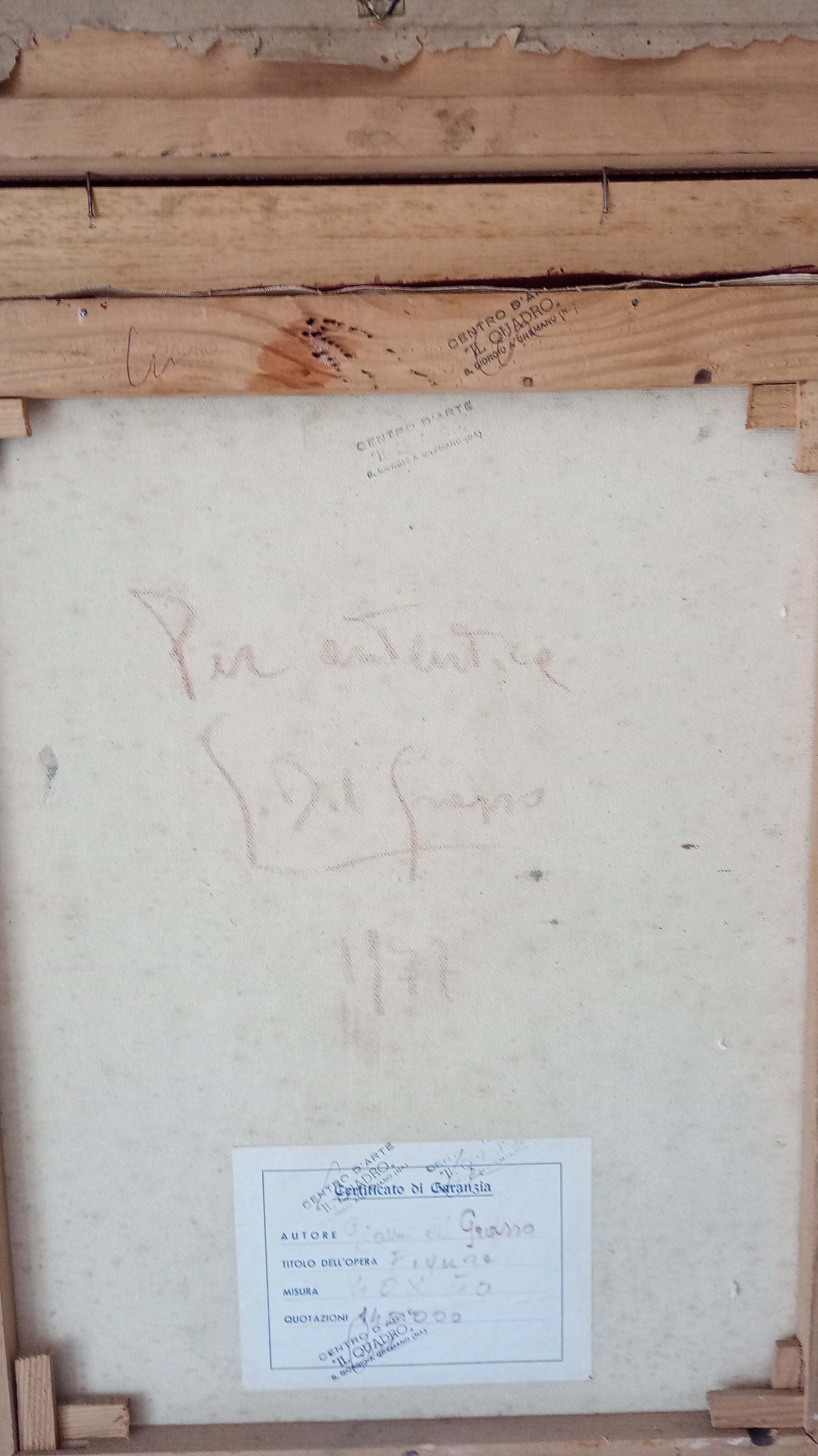 Quadro Gianni Del Grasso