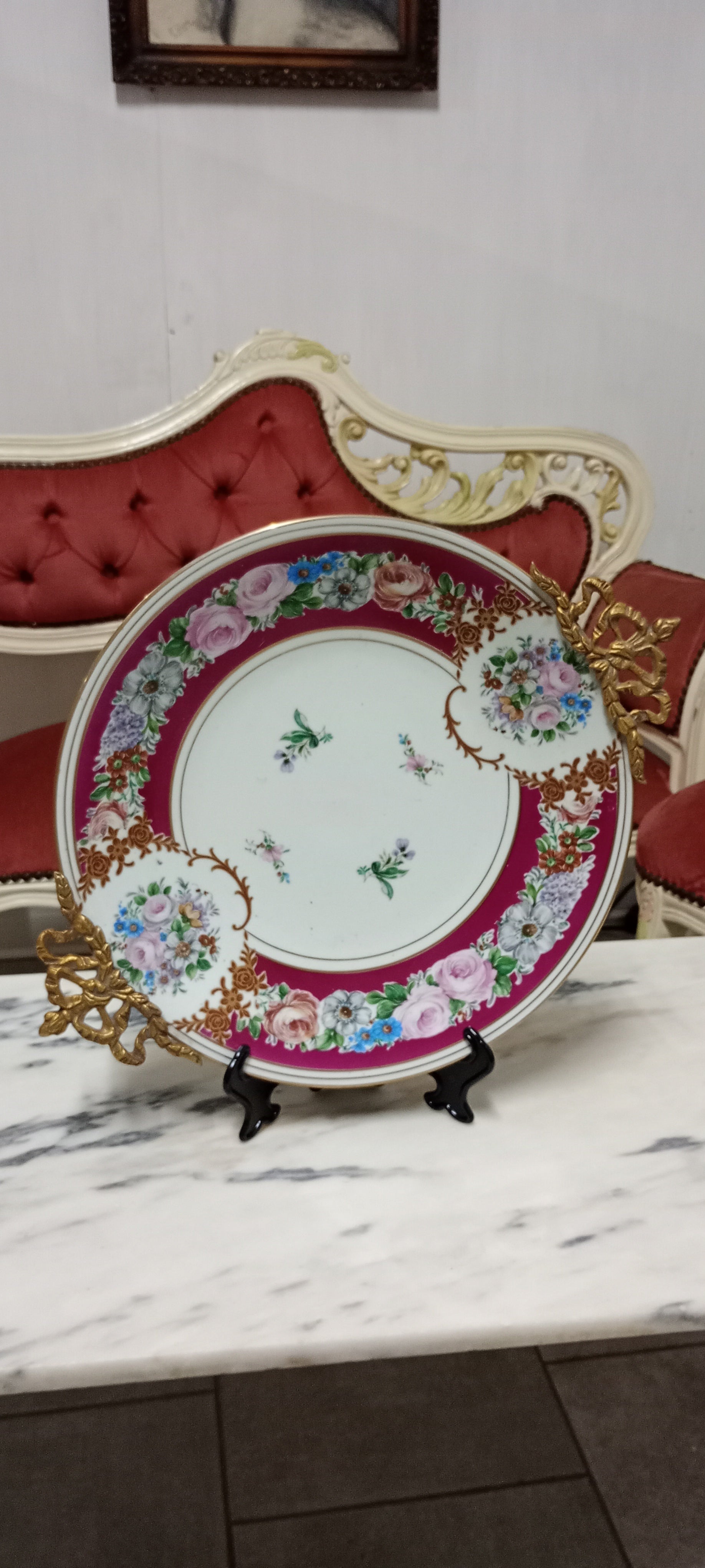 Piatto in ceramica anni 60