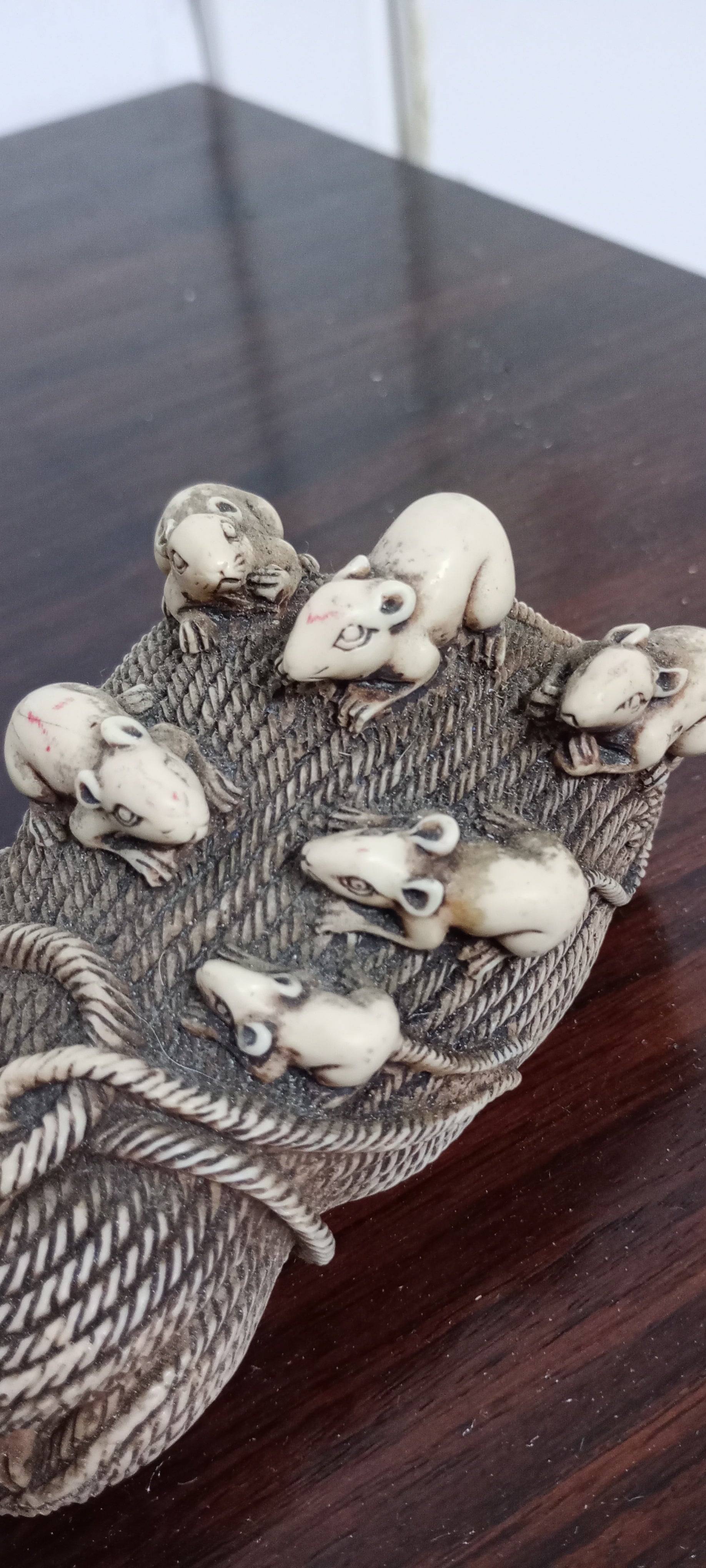 Netsuke statuetta in resina