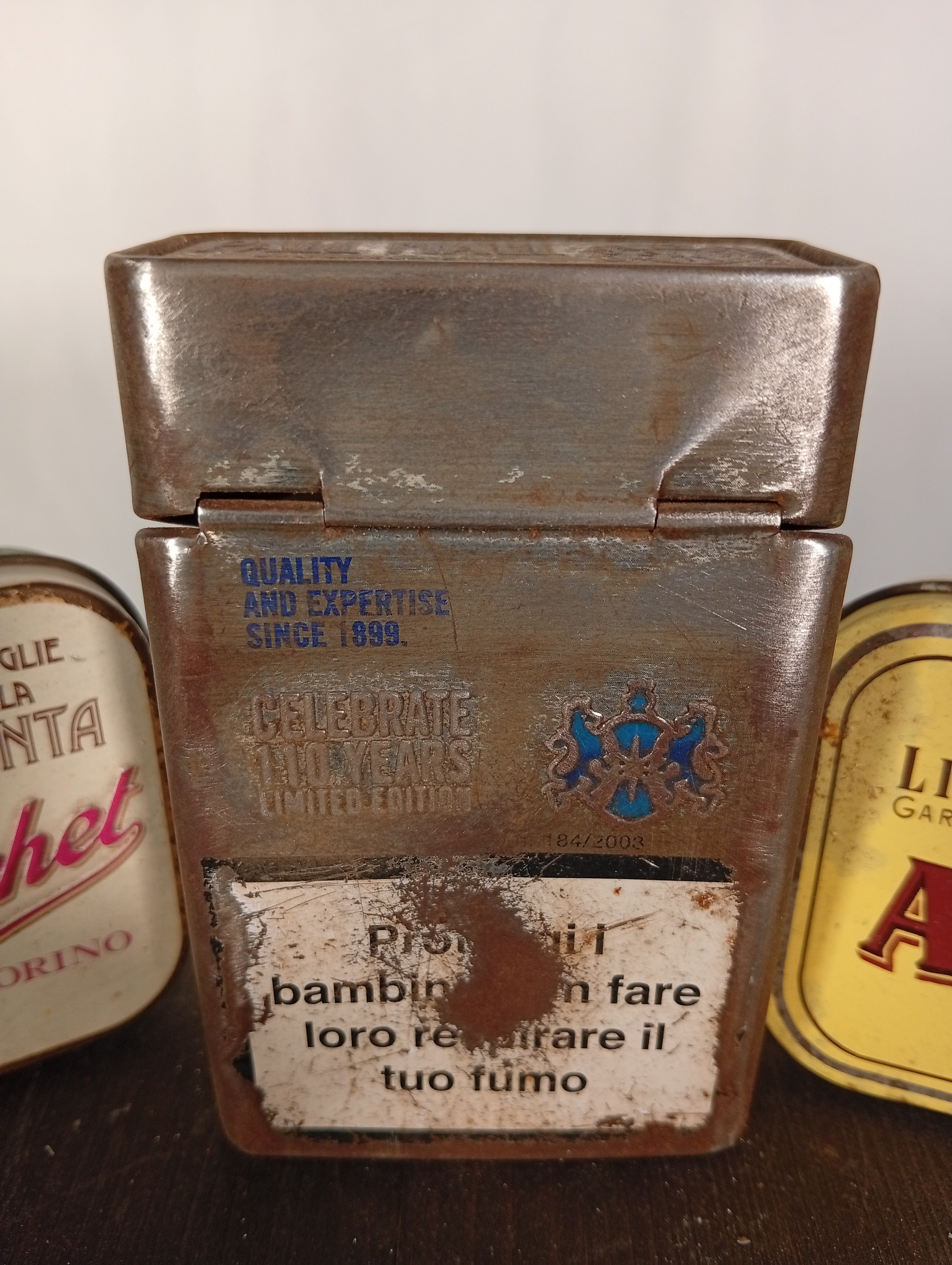 Tris scatole da collezione