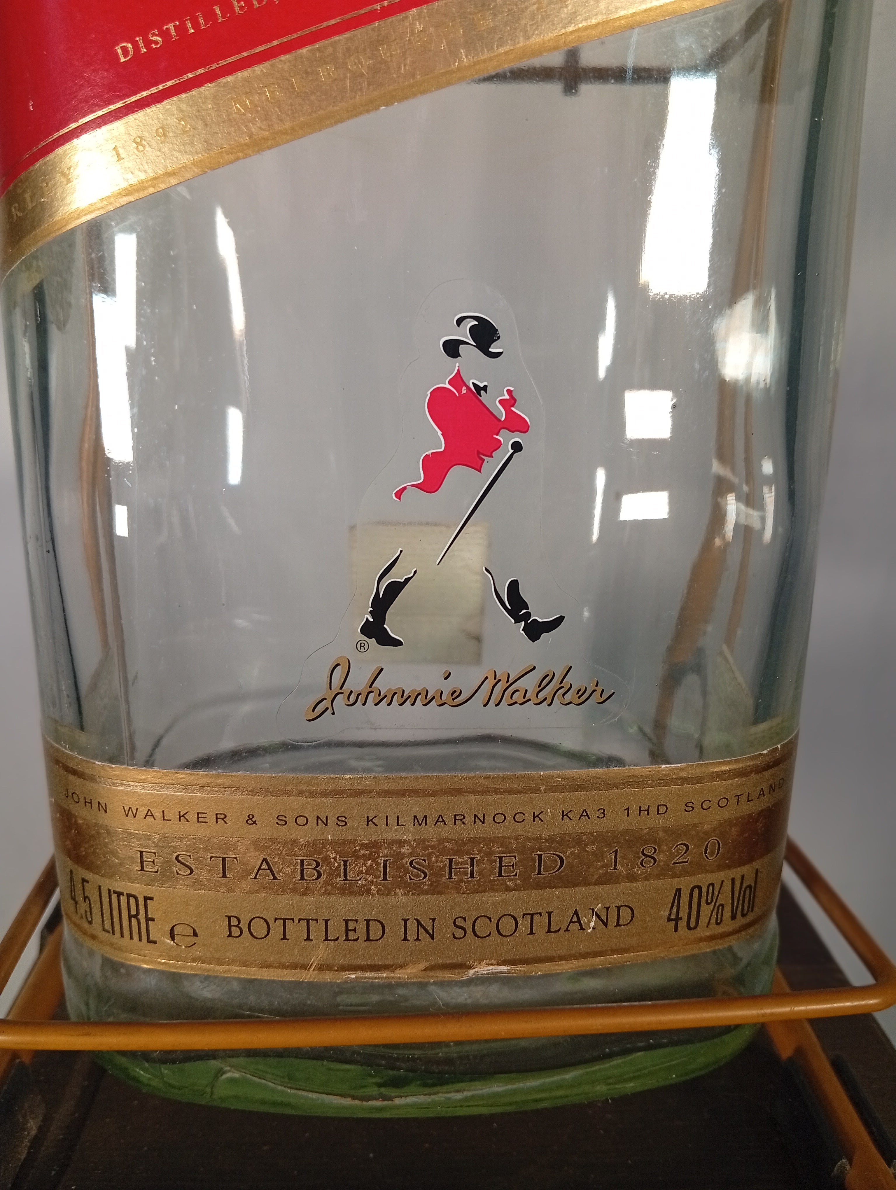Bottiglia Johnny Walker anni 70