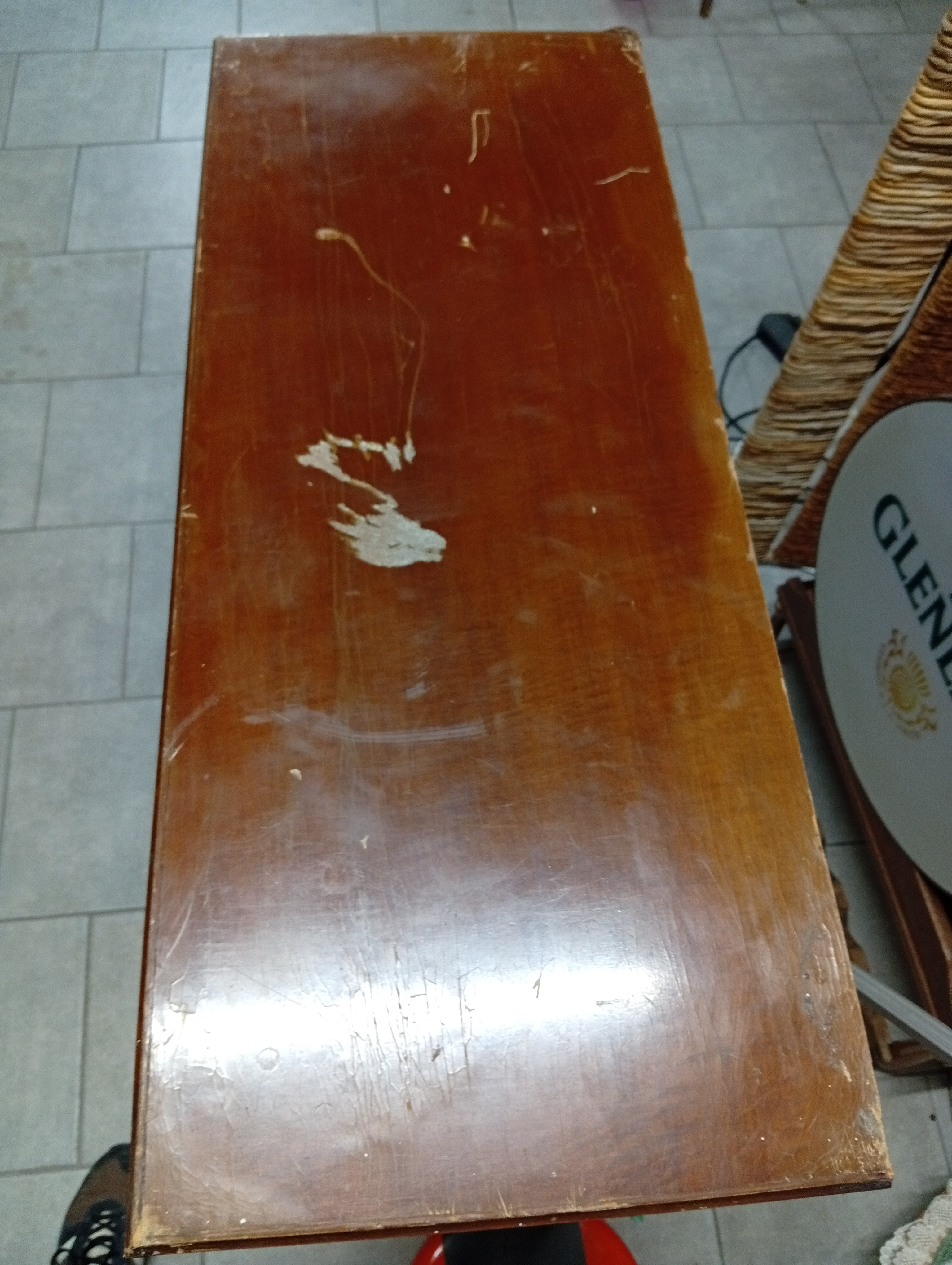 Restauro mobile bar catalano 19°secolo